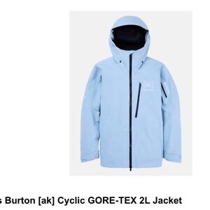 Burton Light Blue Cyclic GORE-TEX 2L Ski Jacket Men’s small